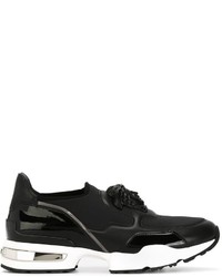 schwarze Sportschuhe von Versace