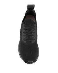 schwarze Sportschuhe von Rick Owens X Veja