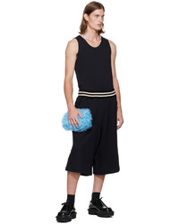 schwarze Sportshorts von Dries Van Noten