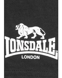 schwarze Sportshorts von Lonsdale