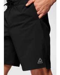 schwarze Sportshorts von Reebok