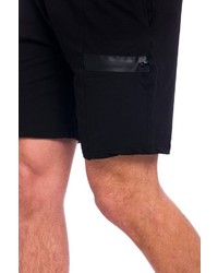 schwarze Sportshorts von Tom Barron