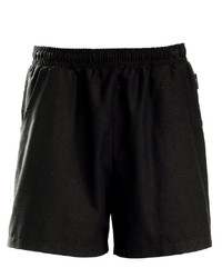 schwarze Sportshorts von Trigema