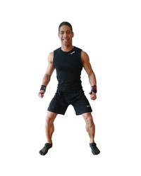 schwarze Sportshorts von Winshape