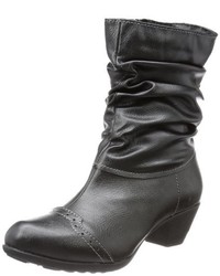 schwarze Stiefel von Andrea Conti