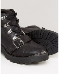 schwarze Stiefel von Asos