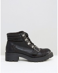 schwarze Stiefel von Asos