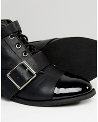 schwarze Stiefel von Asos