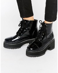 schwarze Stiefel von Asos