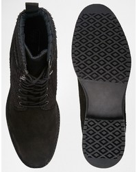 schwarze Stiefel von Asos