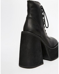 schwarze Stiefel von Unif