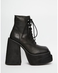 schwarze Stiefel von Unif