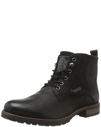 schwarze Stiefel von Bugatti