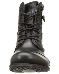 schwarze Stiefel von Bunker