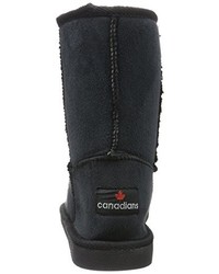 schwarze Stiefel von Canadians