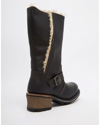 schwarze Stiefel von CAT Footwear