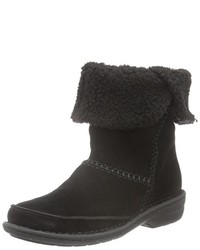 schwarze Stiefel von Clarks