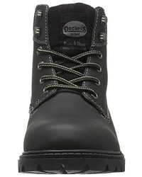 schwarze Stiefel von Dockers by Gerli