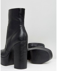 schwarze Stiefel von Asos