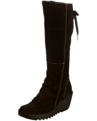 schwarze Stiefel von Fly London