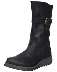 schwarze Stiefel von Fly London