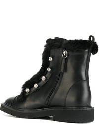 schwarze Stiefel von Giuseppe Zanotti Design