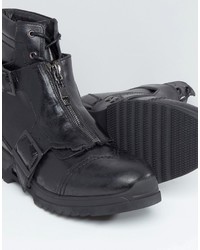 schwarze Stiefel von Diesel