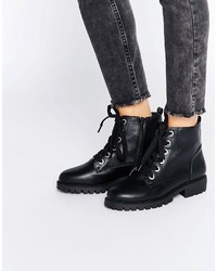 schwarze Stiefel von London Rebel