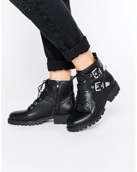 schwarze Stiefel von London Rebel