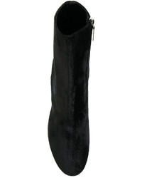 schwarze Stiefel von Saint Laurent