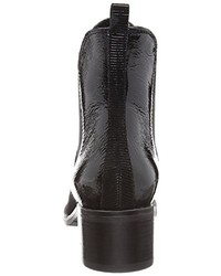 schwarze Stiefel von Moda in Pelle