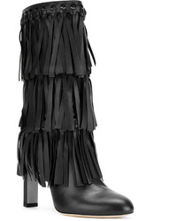 schwarze Stiefel von Jimmy Choo