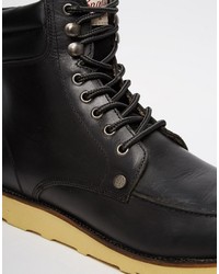 schwarze Stiefel von Original Penguin