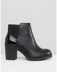 schwarze Stiefel von Pull&Bear