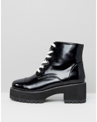 schwarze Stiefel von Asos