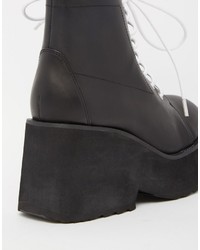 schwarze Stiefel von Unif