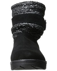 schwarze Stiefel von Skechers