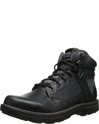 schwarze Stiefel von Skechers