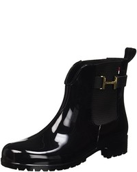 schwarze Stiefel von Tommy Hilfiger