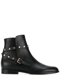 schwarze Stiefel von Valentino Garavani