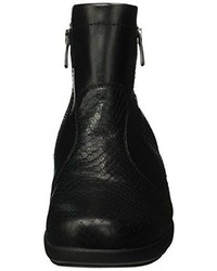 schwarze Stiefel von Waldläufer