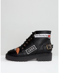 schwarze Stiefeletten von Asos