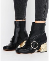 schwarze Stiefeletten von Asos