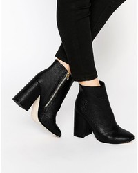 schwarze Stiefeletten von Asos