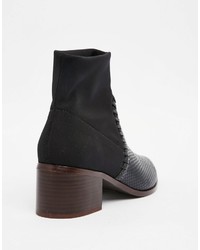 schwarze Stiefeletten von Asos