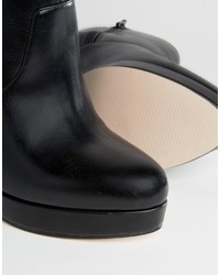 schwarze Stiefeletten von Asos