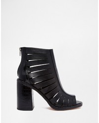 schwarze Stiefeletten von Asos