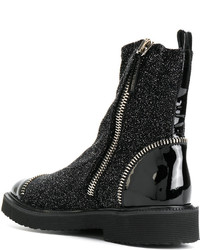 schwarze Stiefeletten von Giuseppe Zanotti Design