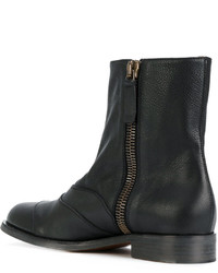 schwarze Stiefeletten von Chloé