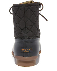 schwarze Stiefeletten von Sperry